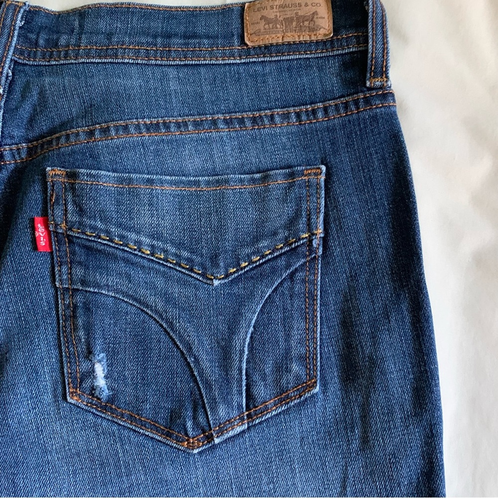 LEVI 505 Straight Leg Jeans ~ 10 Long ~ SlowFashion, Sustainable, Cowboy VTG
